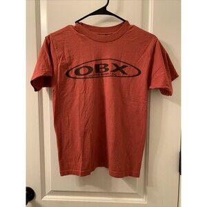OBX Outer Banks North Carolina Shirt Boys 14/16 Red Short Sleeve T-Shirt